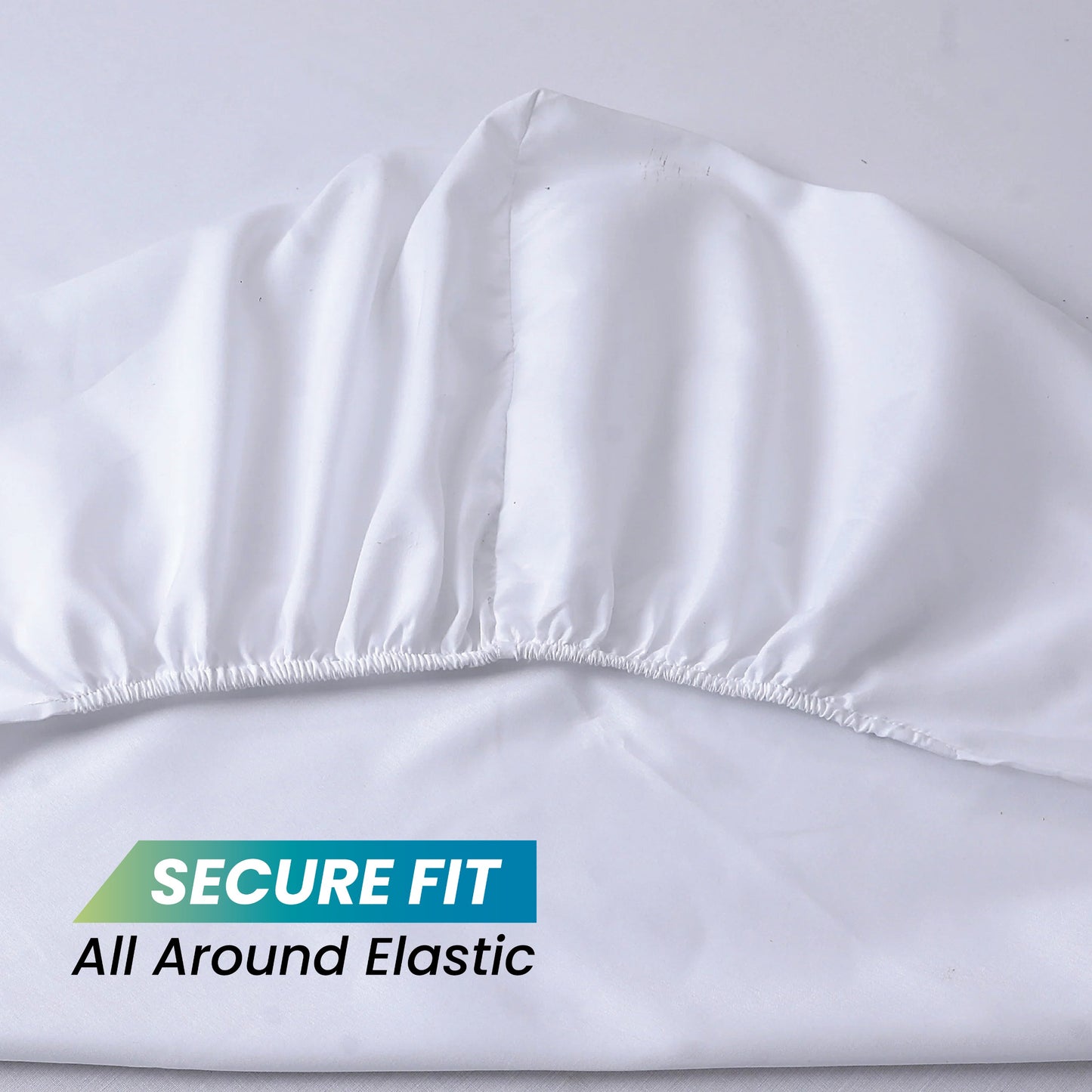 40cm Deep Fitted Sheet - Soft Microfibre, Fully Elasticated | Single to Super King