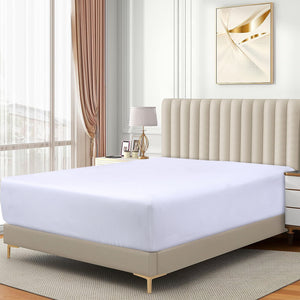 Luxury 30 cm Deep Fitted Sheet | 200-Thread-Count Long-Staple Micro - Single to Super King - UK