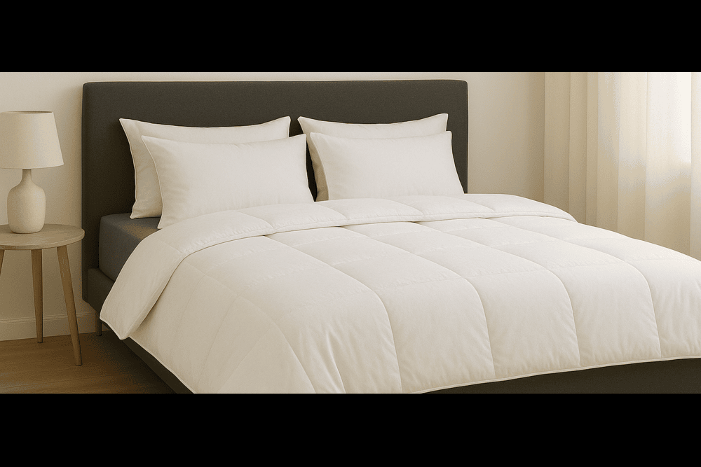 Silora 4-Piece Luxury Bedding Bundle Fitted Sheet + Mattress Protector + 02 Pillows and Protectors
