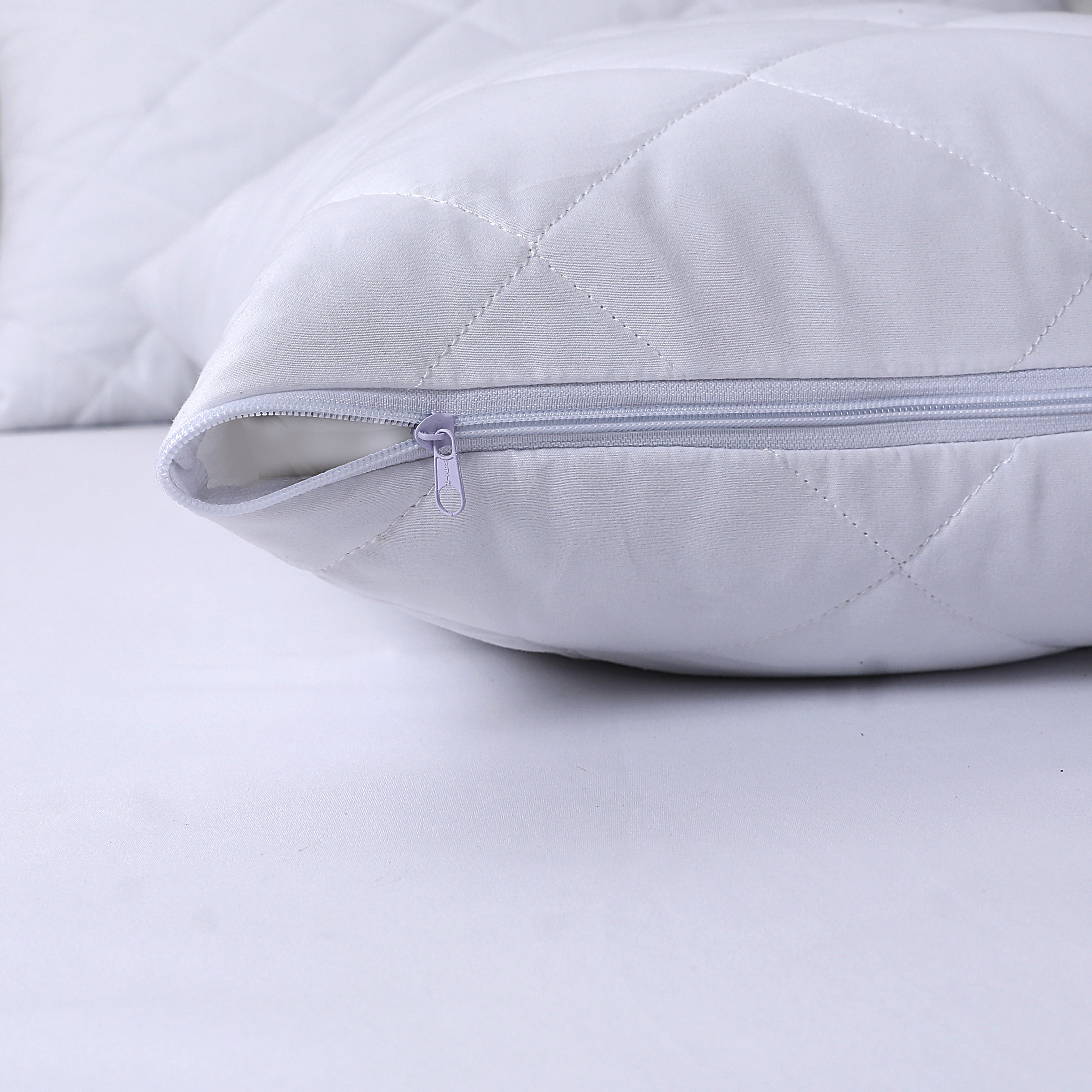 soft zipped pillow protector by silora uk